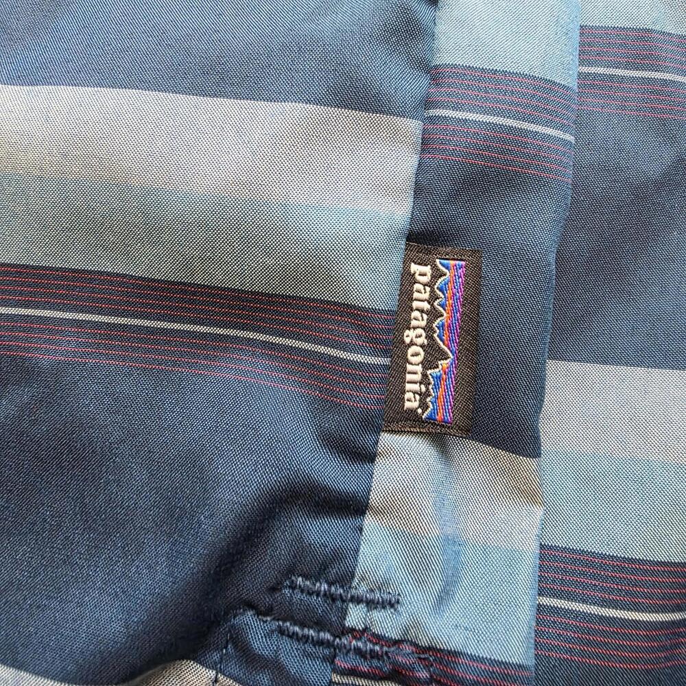 Patagonia Lightweight Men XL Button Up Short Sleeve Vented Hiking Casual Wicking - Picture 7 of 7